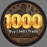 $1,000 Club: Buy and Sell Coins $1,000+